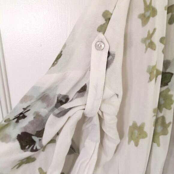 Lovestitch Floral Cross Front Tunic Top Size M/L - Picture 6 of 7